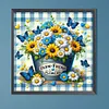 >SALE<5D DIY Full Round Drill Partial AB Diamond Painting Daisy Kit Art Decor 50x50cm
