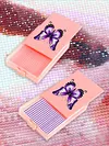 (US Local)4Pcs Butterfly Diamond Painting Tray 5D DIY Drills Plate with Sppon & Brush DIY Diamond Art Accessories