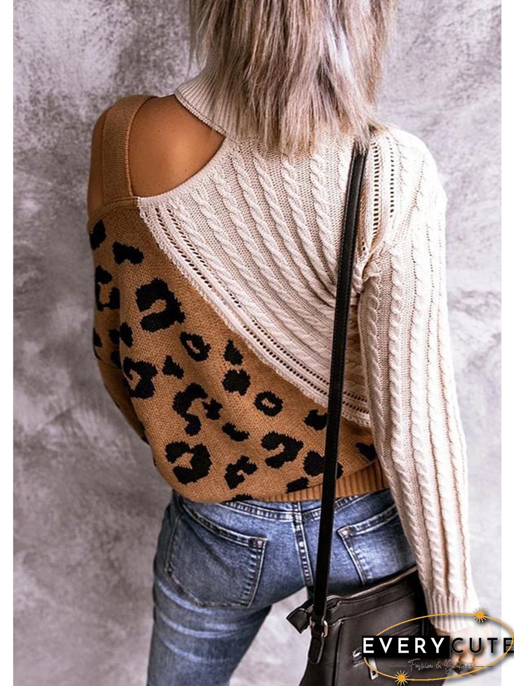 Casual Wear Mandarin Collar Sweater P10676