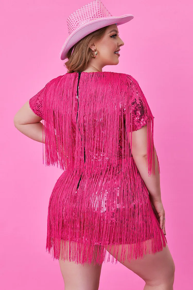 strapless open back dress STEVIE DEEP V BANDAGE WITH FRINGE MINI DRESS – AKIRA main image 1