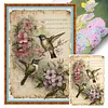 (Multi-Style) Vintage Poster - 11CT Stamped Cross Stitch 40*60cm/15.75*23.62in