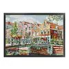 (Counted/Stamped)Landmark-Amsterdam Canal-14CT Cross Stitch 44*34cm/17.32*13.39in