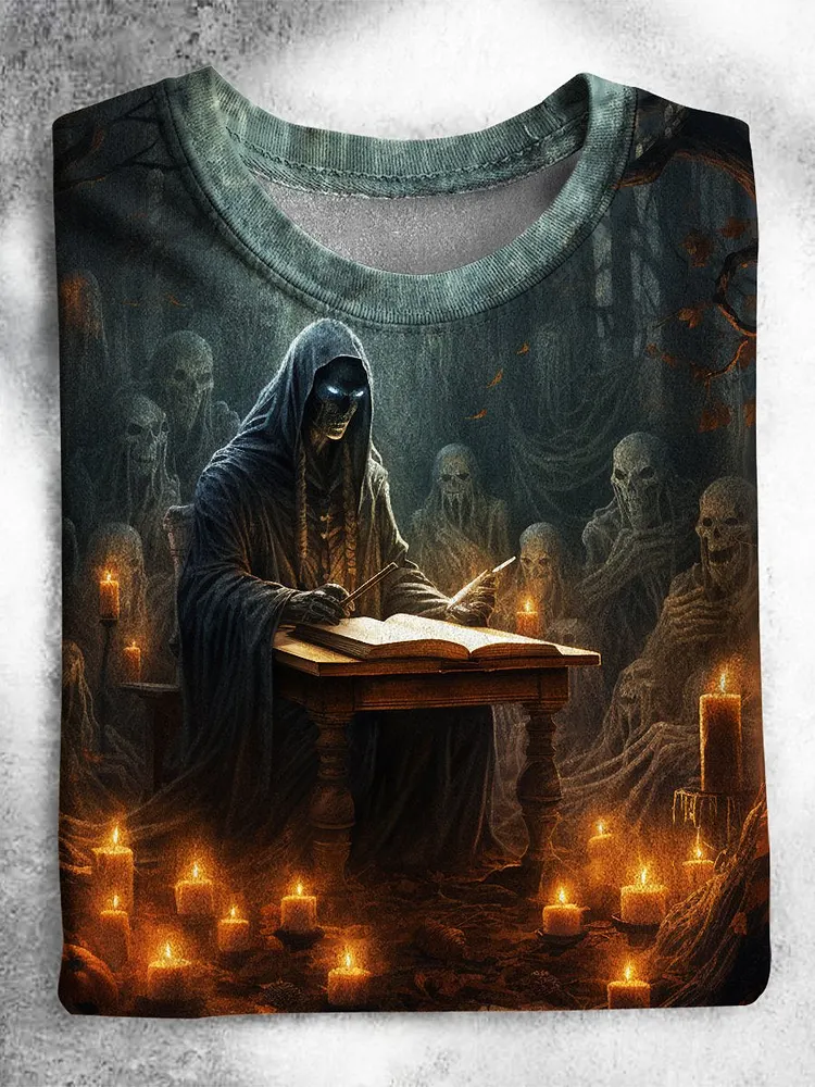 Halloween ghost art T-shirt