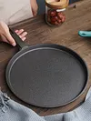 20cm Cast Iron Skillet Round Frying Pan Easy To Clean Omelette Pan for Cooking