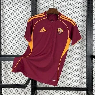 【S~4XL】Roma 25/26 Home Football Jersey（No Advertisers）