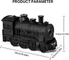 Vintage Steam Train Humidifier, Essential Oil Diffuser, 2 Modes Night Light Cool Mist Humidifier for Bedroom, Office Desktop