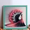 (Counted/Stamped)Piano Girl-11CT Cross Stitch 40*40cm