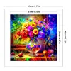 Flowers on the Table - 11CT Stamped Cross Stitch - 45*45cm