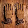 Retro Motorcycle Gloves Motorcycle Autumn and Winter Men and Women Sheepskin anti-fall Windproof Knight MR MOTOR