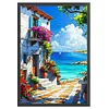 Seaside Town-11CT Stamped Cross Stitch 40*60cm/15.75*23.62in (Big Size)