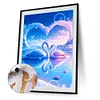 Love White Swan-Paint by Numbers Acrylic Painting 40*40CM