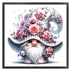 (US Local)Rose Gnome-11CT Stamped Cross Stitch Kit(40x40cm)