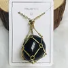🔥 Crystal Stone Holder Necklace - Free (Crystal) Gift Included🎁