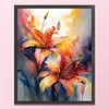 Yellow Lily-11CT Stamped Cross Stitch 40*50cm/15.75*19.69in