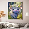 >SALE<Full Embroidery Eco-cotton Thread 11CT Printed Zodiac Ox Cross Stitch 40x50cm