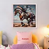 Indian Horse-11CT Stamped Cross Stitch 40*40cm