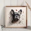 Stone Art Dog-Full Round Diamond painting 30*30CM