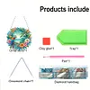 (US Local)Acrylic Special Shape Beach Parrots Double Sided Effect DIY Diamond Painting Art Pendant Kit