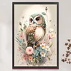 Flower Owl-11CT Stamped Cross Stitch 40*60cm(Big Size)