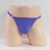 Detachable Sexy Ice Silk Stretch Sheer Low Rise Thong