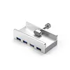 USB 3.0 HUB Aluminum External Multi 4 Ports USB Splitter Adapter