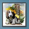 Cute Dog-Paint by Numbers Acrylic Painting 20*20cm