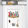 DIY Flower Butterfly Diamond Art Craft Wall Hooks A Row of 3 Hooks Kit