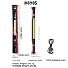 Rechargeable Powerful LED Work Light W/ Hooks & Magnetic Base for Garage Car