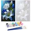 (Big Size)Blue Flowers-Paint by Numbers Acrylic Painting 40*60CM(HOT)