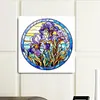 (Multi-Style) Flower Glass Painting - Paint By Numbers Acrylic Painting 40*40CM(HOT)