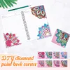 8pcs DIY Rhinestones Mosaic Diamond Painting Corner Bookmark Kit