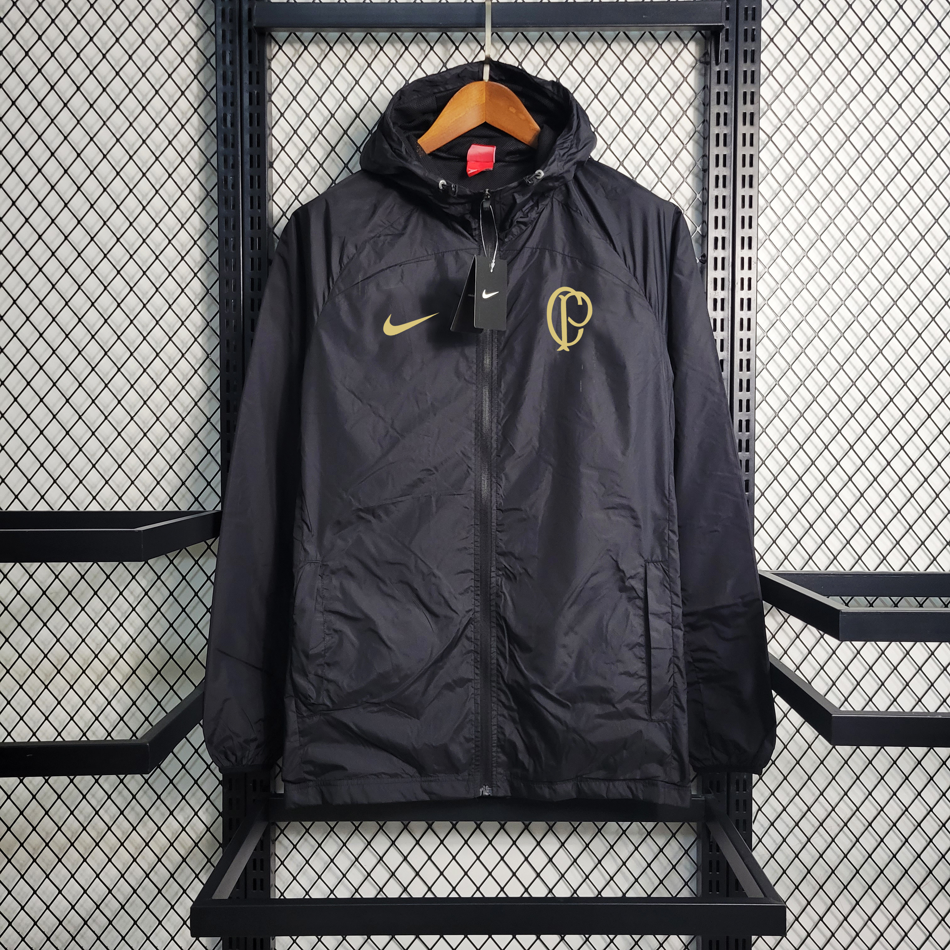 2023-2024 Windbreaker Corinthian BlackFootball Shirt 1:1 Thai Quality