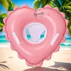 Heart Shape Baby Swim Ring Tube Leakproof Toddler Swimming Ring for Kids Toddles