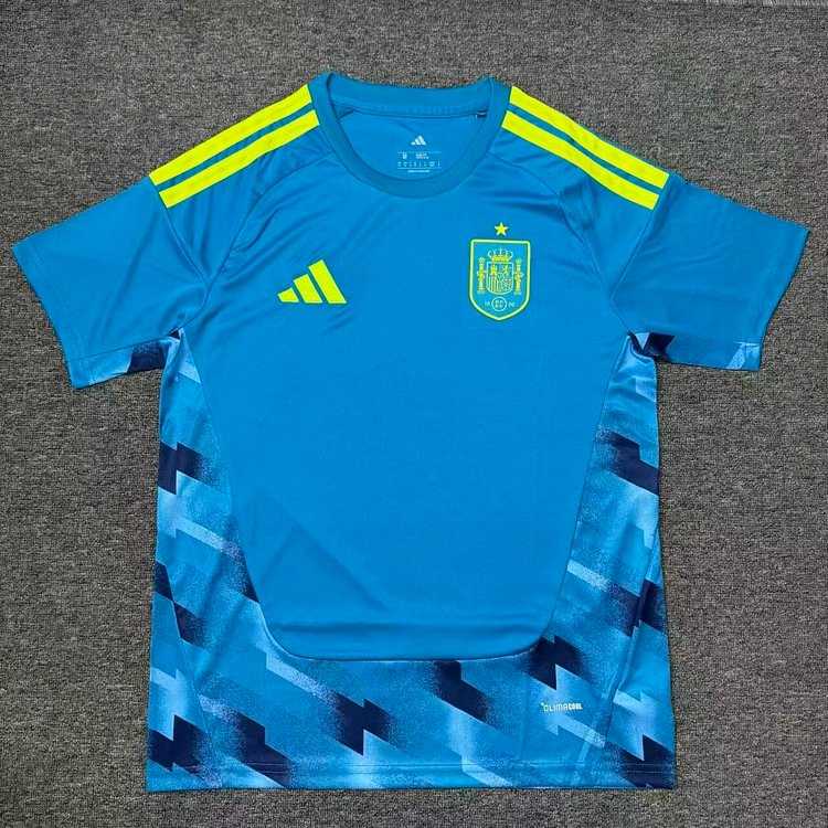 2026-27 Spain Goalkeeper Blue Jersey - Fan Edition