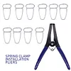Spring Pliers with 10pcs Miter Clamps Kits Woodworking Tools for Frames Moldings