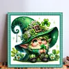 Clover Gnome - 11CT Stamped Cross Stitch - 45*45cm