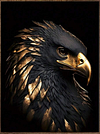 Black Gold Animal - Round/Square AB Drills Diamond Painting(60*45cm) 