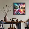 Superbe Fille En Jupe-Perceuse Ronde Peinture Diamant-40*40CM