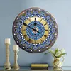Metal Art Diamond Antique Clock Partial Special Drill Picture of Rhinestone