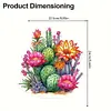 (US Local)Acrylic Special Shape Cactus Diamond Painting Desktop Decors Bedroom Table Decor