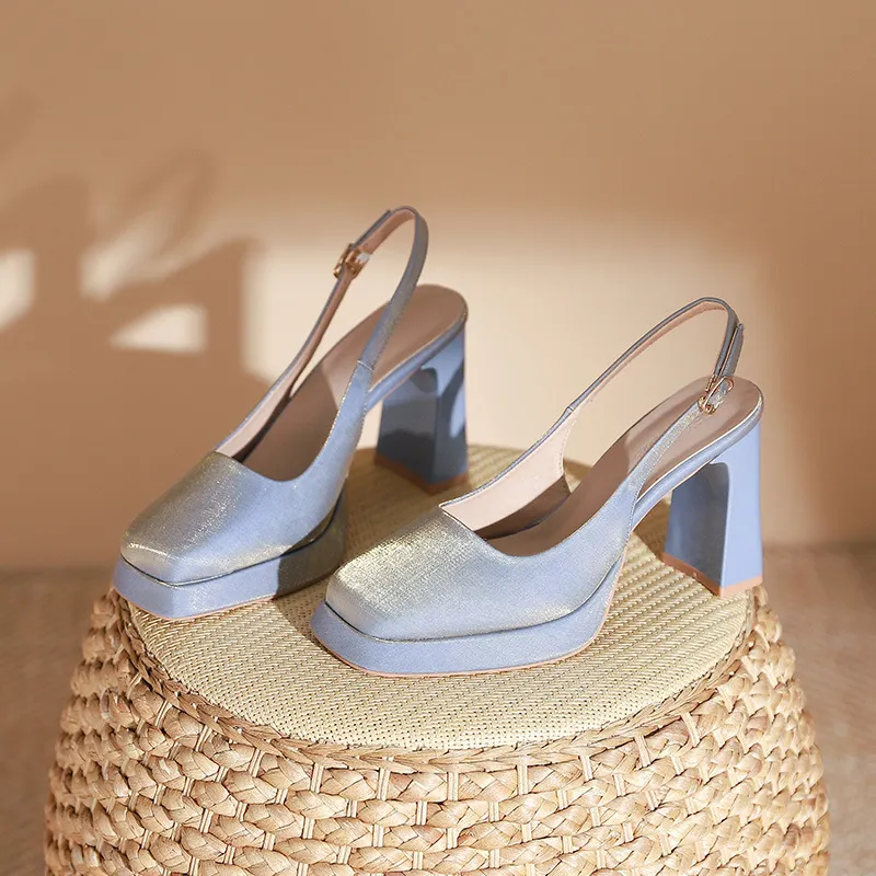 Churchf Churchf New Spring And Summer French Sandals Mary Jane Vintage Women's Shoes