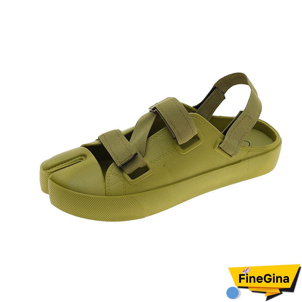 New Women Sandals Platform Leather Ladies Sandals Comfortable Flat Sandals Open Toe Beach Shoes Woman Footwear