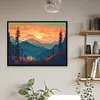 Diamond Painting-DIY Full Round Drill Mountain