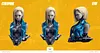 1/1 Scale Cyberpunk XVIII Ver. Android 18 Bust Statue with LED - Dragon Ball Resin Statue - 1/1 Studio