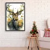 Deer Flowers-Paint by Numbers Acrylic Painting 40*60CM(Poster style）