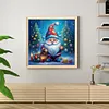 (US Local)Xmas Gnome-11CT Stamped Cross Stitch Kit(50x50cm)