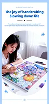 (40x50cm)Gold Foil Canvas Hot-stamped Floral Designs 5D DIY Diamond Painting Kit with Inner Frame