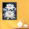 Lotus-14CT Stamped Cross Stitch 40*50cm/15.75*19.69in