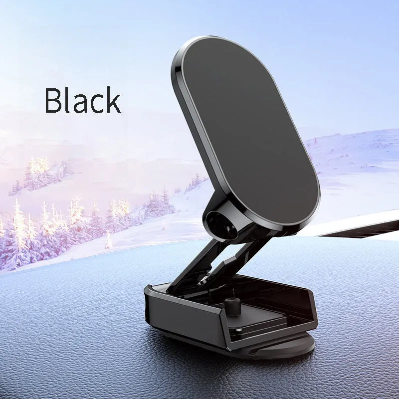 Car magnetic mobile phone navigation bracket 