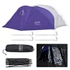 Outdoor Camping Expansion Tent Waterproof Double Person Tent for Hiking (Purple)